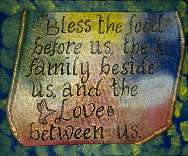Bless the food before us, the family beside us, and the love between us